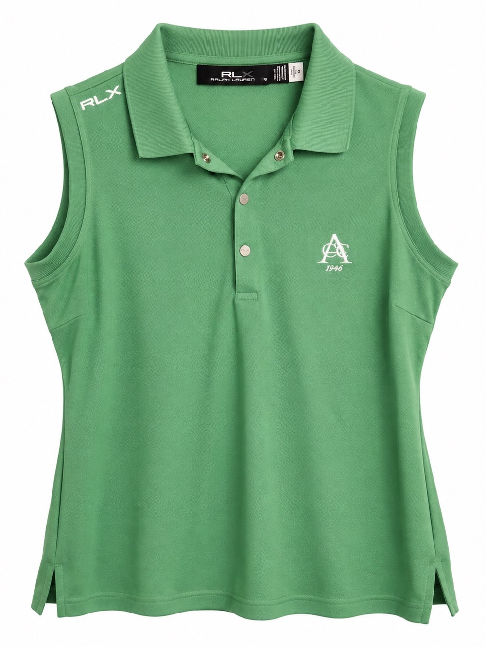 RLX Ralph Lauren | Women’s Sleeveless Golf Polo | ACC 1946 | Green | Size XS